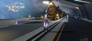 In front of Astral Express (Image via HoYoverse)